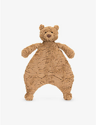 JELLYCAT: Bartholomew Bear faux-fur comforter soft toy 27cm