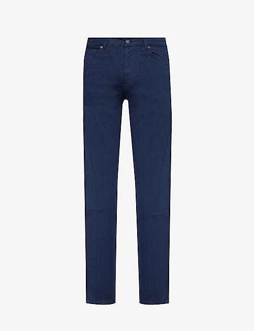 SUNSPEL: Twill-weave stretch-cotton trousers