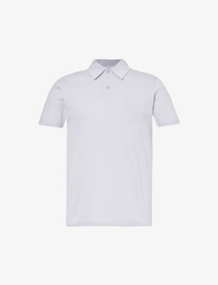 SUNSPEL: Riviera regular-fit short-sleeve cotton-knit polo shirt