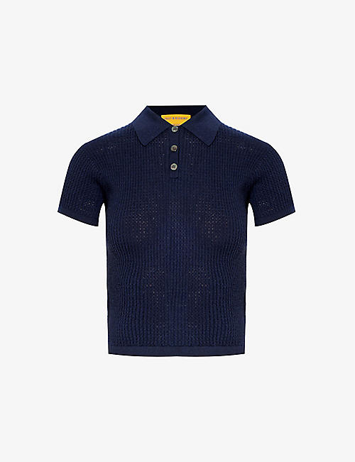 GUEST IN RESIDENCE: Shrunken Polo slim-fit cashmere polo shirt