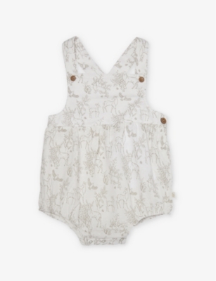 THE LITTLE TAILOR: Fawn graphic-print cotton-jersey body 3-24 months