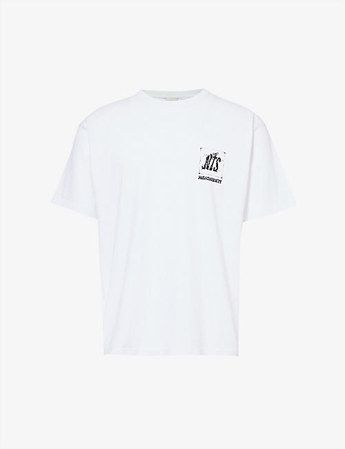 HIGHSNOBIETY: Highsnobiety x NTS logo-print cotton-jersey T-shirt