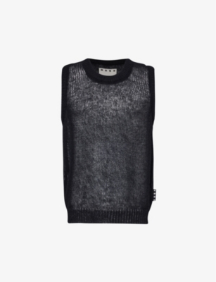 HIGHSNOBIETY: HS05 sleeveless relaxed-fit knitted top