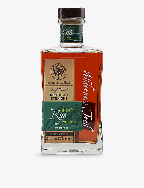 WILDERNESS TRAIL: Wilderness Trail Distillery&nbsp;Settlers Select single-barrel Kentucky straight rye whiskey 750ml