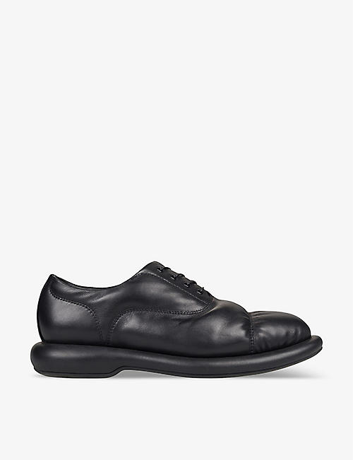 MARTINE ROSE X CLARKS: Martine Rose x Clarks quilted-leather Oxford shoes