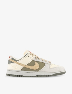 NIKE: Dunk Low leather low-top trainers