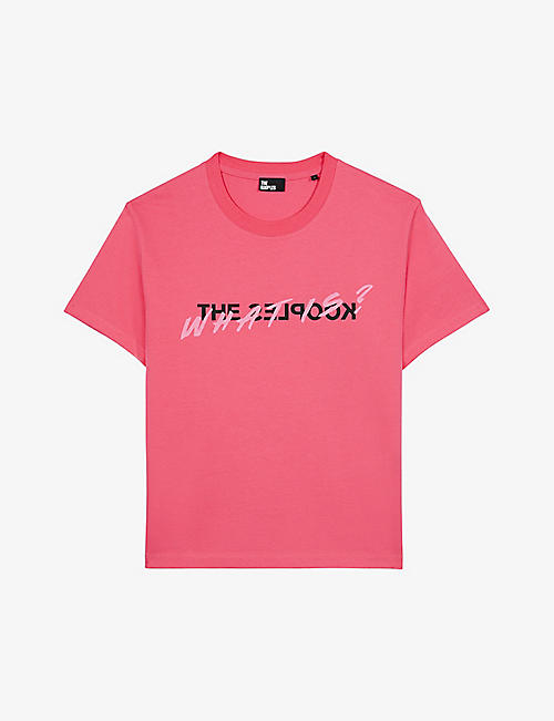 THE KOOPLES: 'What is'-printed cotton T-shirt