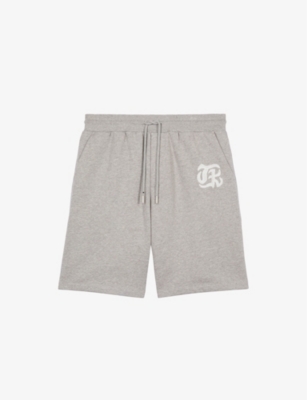 THE KOOPLES: Logo-embroidered relaxed-fit cotton shorts