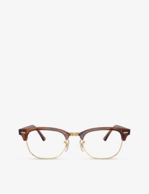 RAY-BAN: RX5154 Clubmaster square-frame acetate optical glasses