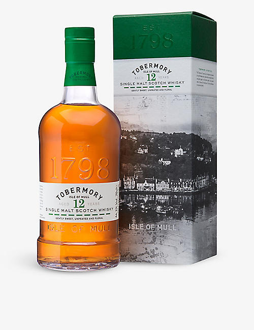 TOBERMORY: Tobermory Ledaig 12-year-old single malt Scotch whisky 700ml