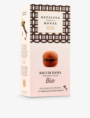 OFFICINA NOBILI BONTA: Officina Nobili Bonta Hazelnut and Chocolate Baci Didama biscuits 180g