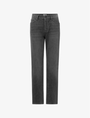 TWIST & TANGO: Anderline straight-leg high-rise stretch organic-cotton jeans
