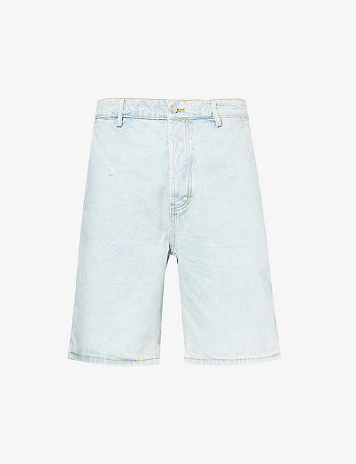 NAHMIAS: Bleach Stone slip-pocket denim shorts