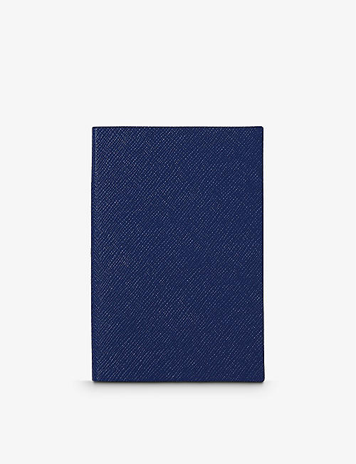 SMYTHSON: Chelsea Panama leather notebook 11.2cm x 16.7cm