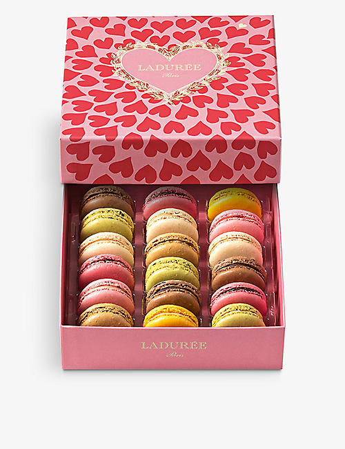 LADUREE: Mon Cœur Valentines-edition macarons gift box of 18