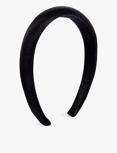 JENNIFER BEHR: Tori brand-patch silk headband