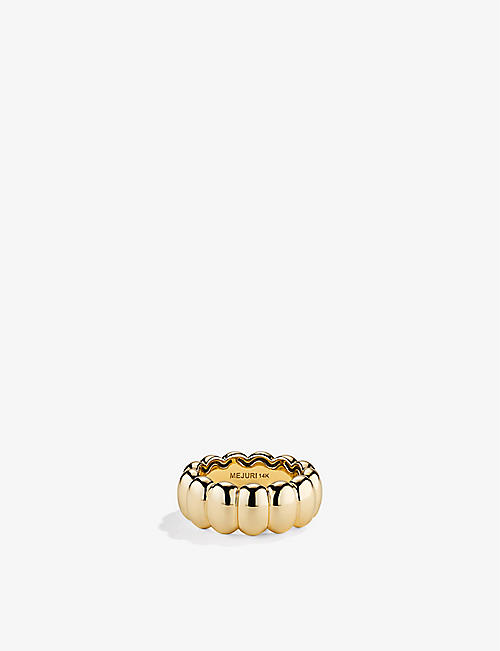MEJURI: Puffy Charlotte 14ct yellow-gold ring