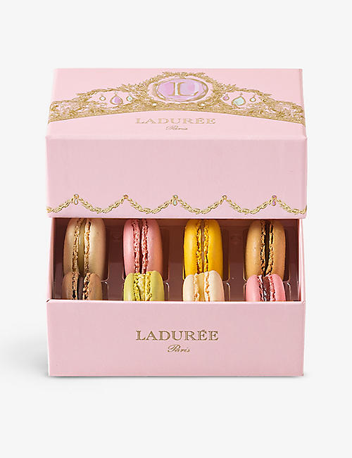 LADUREE: Tiara macarons gift box of eight