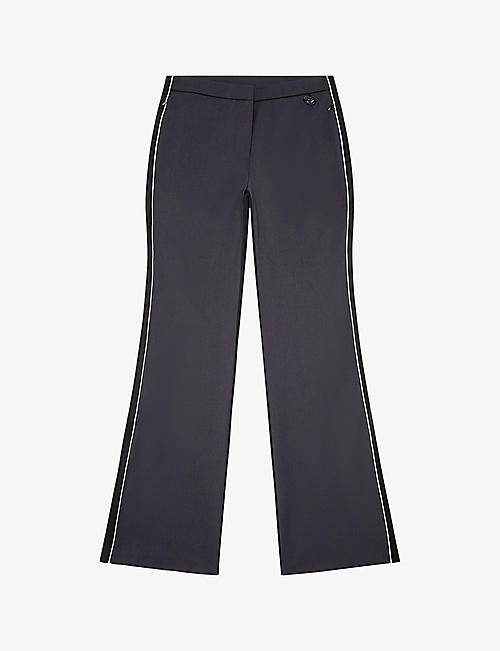 DIESEL: P-Forty flare-leg low-rise stretch-woven trousers