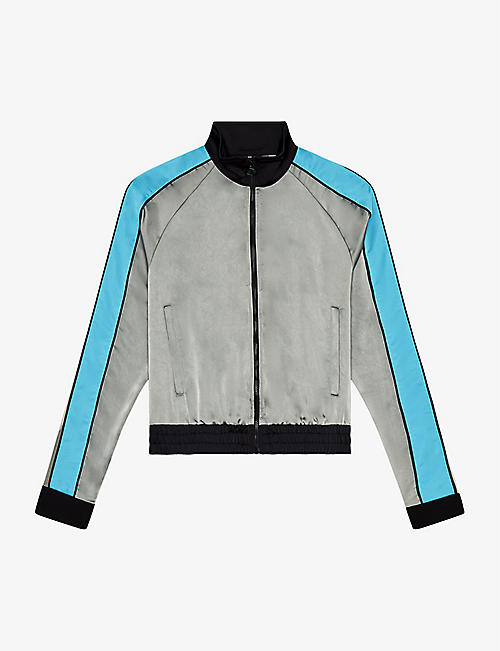 DIESEL: G-Lorious contrast-panel shell jacket