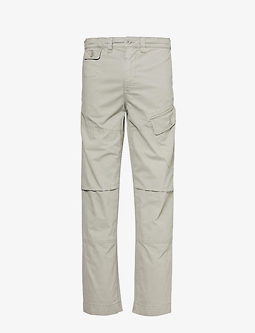 BELSTAFF: Dalesman brand-patch straight-rise regular-fit cotton trousers