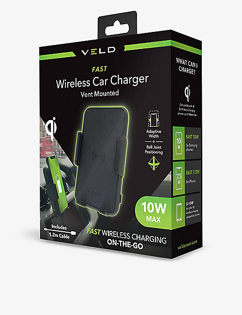 VELD: Fast wireless vent-mounted car charging pad 10W