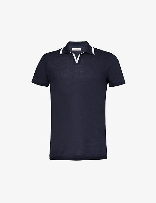 ORLEBAR BROWN: Felix regular-fit linen polo shirt