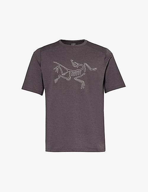 ARCTERYX: Cormac brand-print regular-fit woven T-shirt