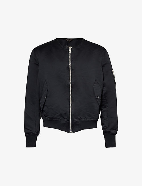 BLACK COMME DES GARCON: Zipped-pocket boxy-fit shell jacket