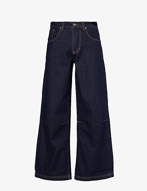 JADED LONDON: Colossus relaxed-fit wide-leg jeans