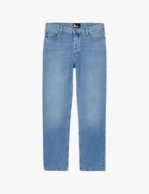 THE KOOPLES: Straight-leg slim-fit denim jeans