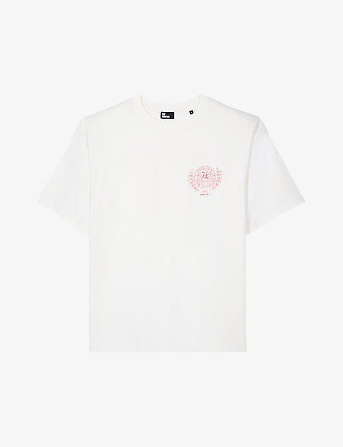 THE KOOPLES: Blazon brand-print cotton-jersey T-shirt