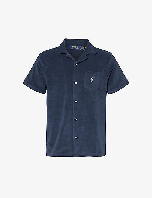 POLO RALPH LAUREN: Regular-fit terry-texture cotton and recycled polyester-blend shirt