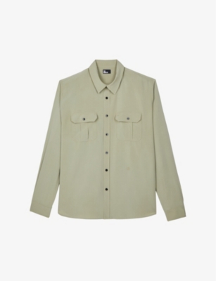 THE KOOPLES: Classic-collar straight-cut woven shirt