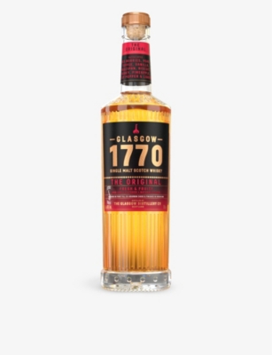 WHISKY AND BOURBON: The Glasgow Distillery Co. Glasgow 1770 The Original single-malt Scotch whisky 700ml