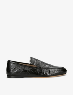 KHAITE: Alessia leather loafers