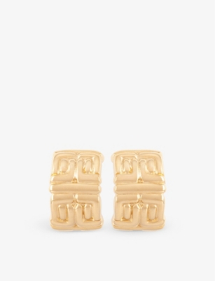 SUSAN CAPLAN: Pre-loved Givenchy gold-plated clip-on earrings