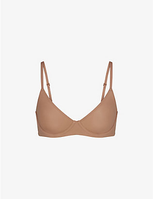 SKIMS: Fits Everybody unlined stretch-woven bra
