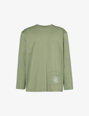 SUNSPEL: Sunspel x Nigel Cabourn patch-pocket cotton-jersey T-shirt