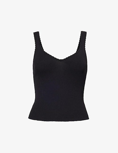 PAIGE: Odile ribbed knitted top