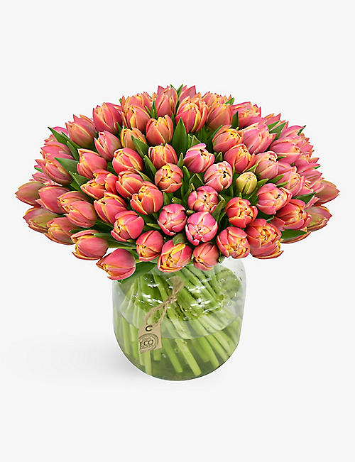FLOWERS & PLANTS CO.: Pink Tulips fresh flower bouquet