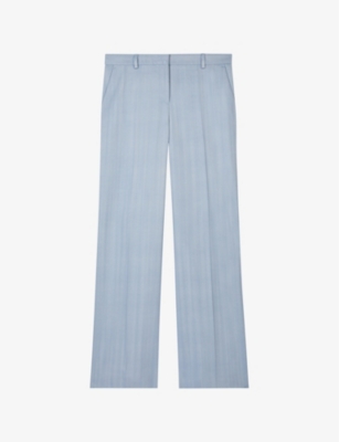 THE KOOPLES: Straight-leg high-rise woven trousers