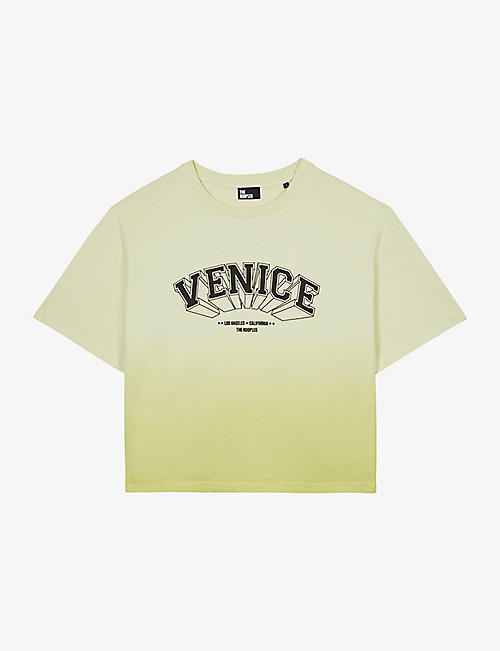 THE KOOPLES: 'Venice'-print relaxed-fit cotton T-shirt