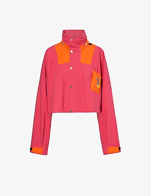 66 NORTH: Kria funnel-neck logo-embroidered shell jacket
