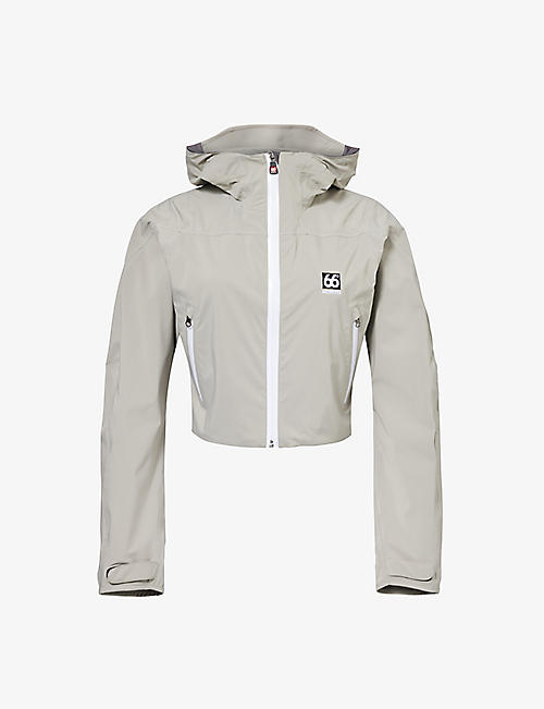 66 NORTH: Snaefell cropped woven jacket