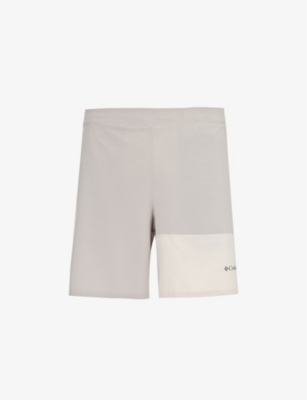 COLUMBIA: Hike branded-print stretch-woven shorts