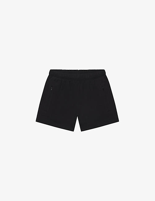 KHY: Mid-rise relaxed-fit cotton-terry shorts