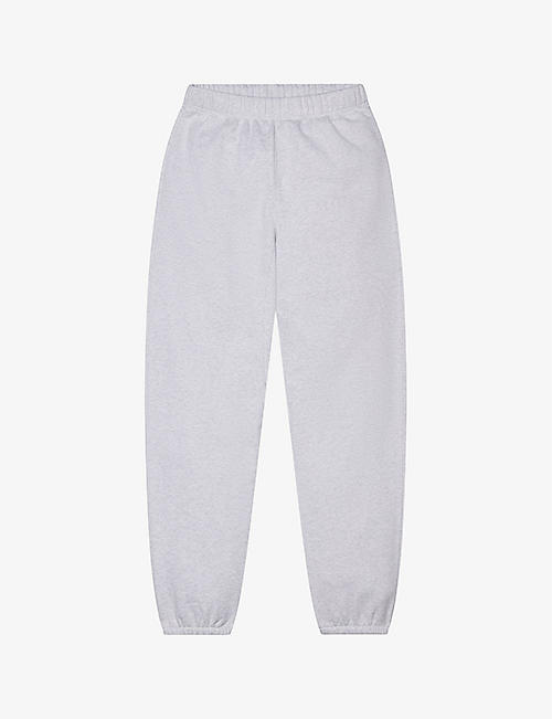 KHY: Tapered-leg mid-rise cotton-terry jogging bottoms