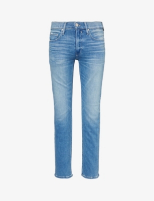 PAIGE: Lennox slim-fit slim-leg stretch denim-blend jeans