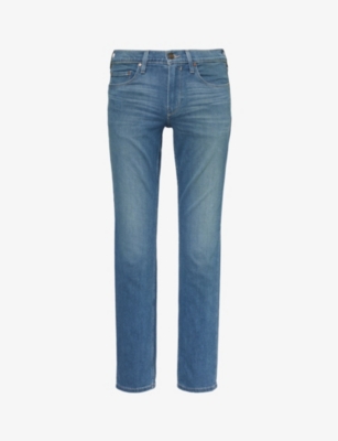 PAIGE: Lennox slim-fit slim-leg stretch denim-blend jeans